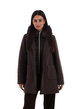Giubbino Emme Marella EMMCUORE da donna teak.