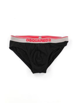 Slip Dsquared2 DCX610050 da uomo nero.