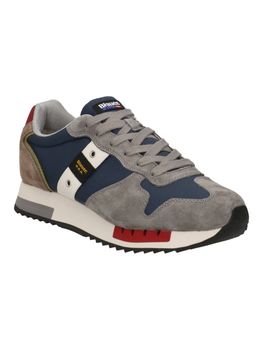 Sneaker Blauer S6QUEENS01 NUB da uomo navy e brown.