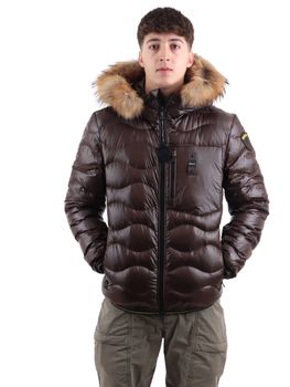 Piumino Blauer BLUC03065 006355 da uomo brown.