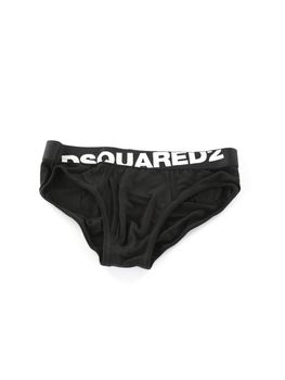 Slip Dsquared2 DCL670030 da uomo nero.