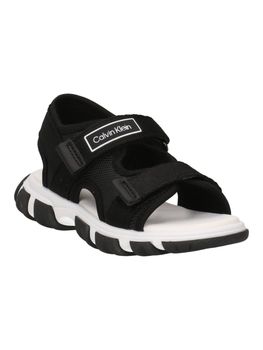 Sandalo Calvin Klein V1B2-83321 da bambino nero.