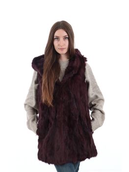 Gilet Tavus Milano 25106 da donna chocolate.