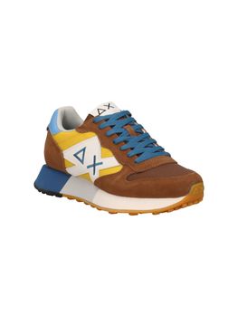 Sneakers Sun68 Z35112 da uomo marrone+giallo.