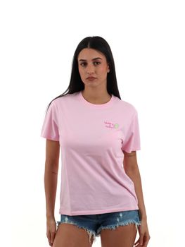 T-shirt  MC2 Saint Barth EMI0001 09069L da donna rosa.