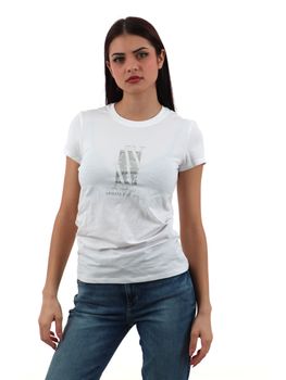 T-shirt Armani Exchange XW000511 AF11929 da donna bianca.