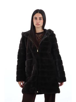 Pelliccia Emme Marella EMMGALOSCE da donna teak.