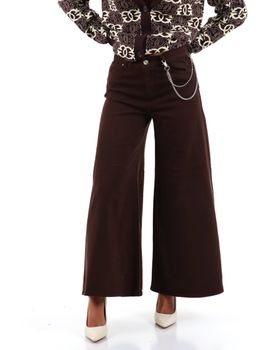Pantalone Liu Jo GF6146T744A da donna cioccolato.