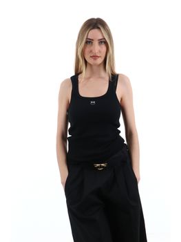 Canotta Pinko 100807 A338 da donna nera.