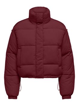 Piumino Only ELLIE SHORT PUFFER 15349069 da donna bordeaux.