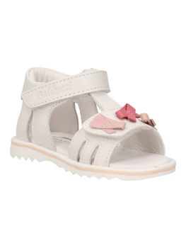 Sandalo Balducci CITA7365 da bambina bianco+rosa.