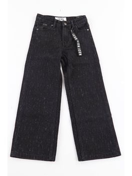 Jeans Icon IGDT001427 da bambina denim nero.