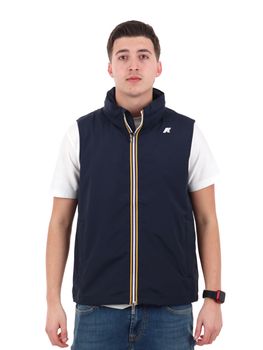 Smanicato K-Way K3123TW da uomo blu.