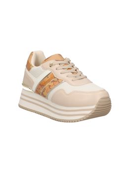 Sneakers Alviero Martini 2159 0558 A085 da bambina bianca e rosa.