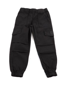 Pantalone Daniele Alessandrini 1235P00465 da bambino nero.