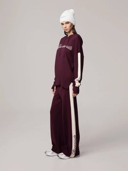 Pantalone Hinnominate HMABW03021 da donna bordeaux.