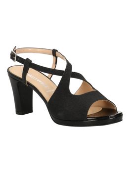 Scarpa con il tacco Valleverde 28348 da donna nera.