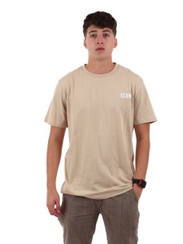 T-shirt Icon IUPRET002 da uomo avorio.