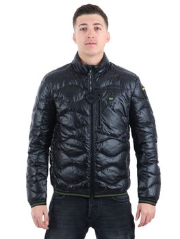 Piumino Blauer BLUC03013 06719 da uomo nero.