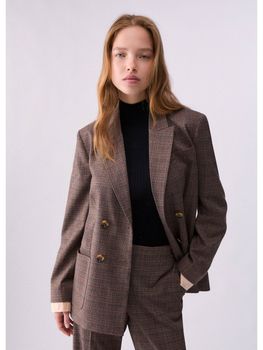 Giacca Liu Jo WF6443T733A da donna tartan.
