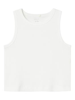 Canotta Name.it NAKAL SHORT TOP 13236672 da bambina bianca.