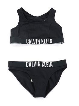 Costume Calvin Klein KY0KY00091 da bambina nero.