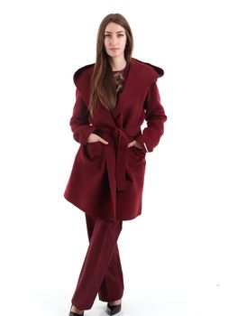 Cappotto Emme Marella OBLATO da donna bordeaux.