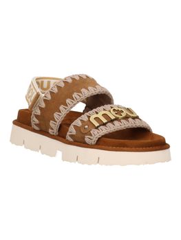 Sandalo Mou SW461001A da donna cognac.