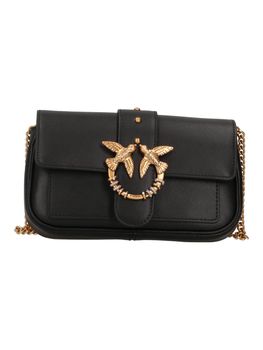 Borsa Pinko 107072 A0F1 da donna nera e oro.