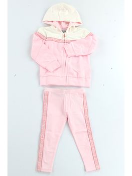 Tuta Guess K6RG00 KA6R4 da bambina rosa.