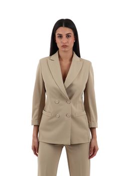 Giacca I AM PE26075 da donna beige.