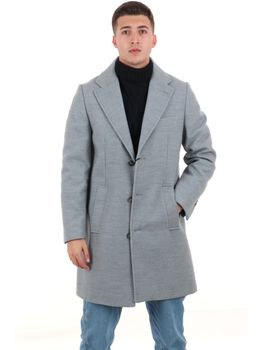 Cappotto Yos BARONE da uomo grigio chiaro.