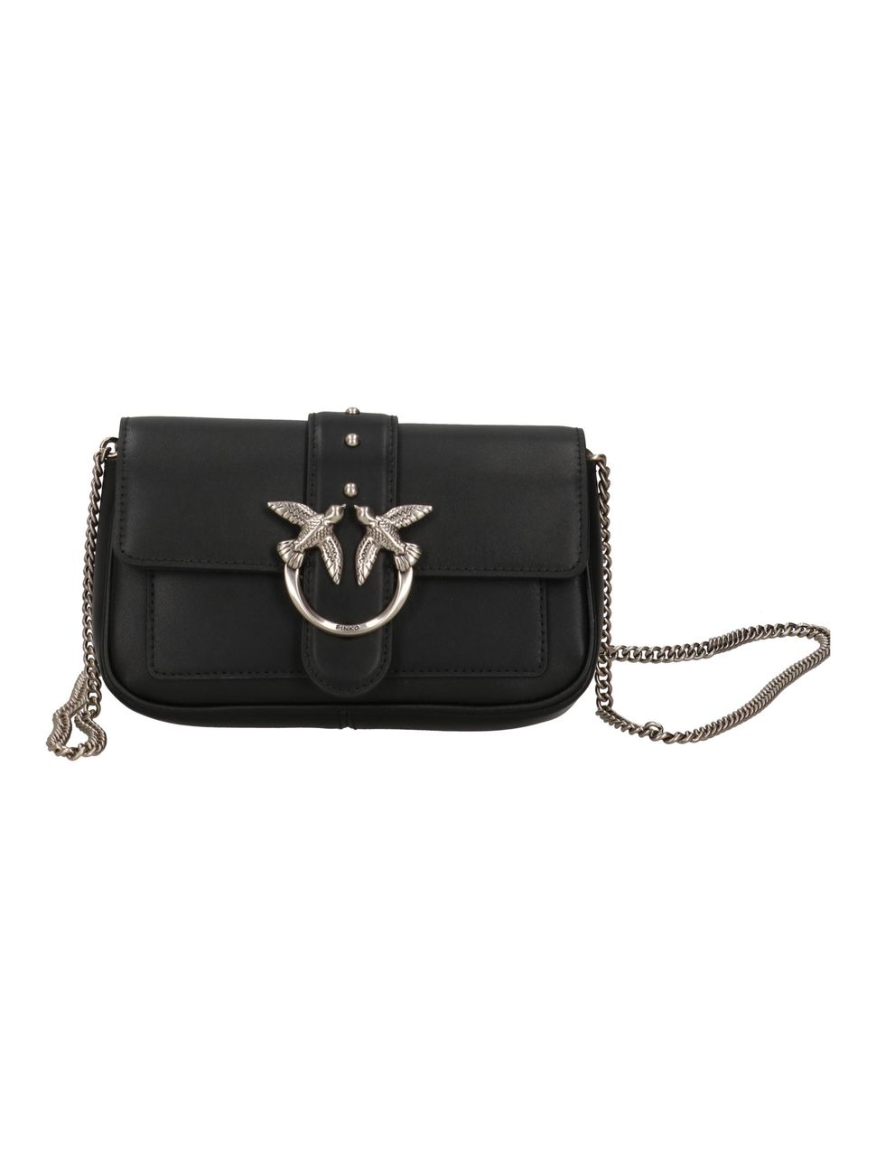 Borsa a tracolla Pinko 100061 A0F1 da donna nera+silver. | GulliverModa