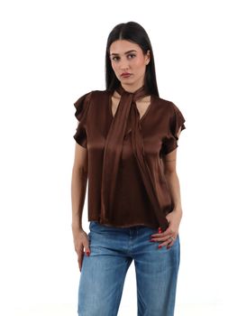 Top Choral 26105VG da donna gianduia.