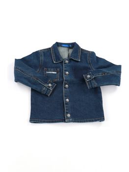 Camicia Daniele Alessandrini 1295CD00389 da bambino dark denim.