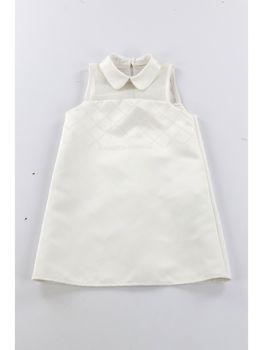 Abito Elisabetta Franchi La Mia Bambina EFAB6180RA016 da bambina panna.