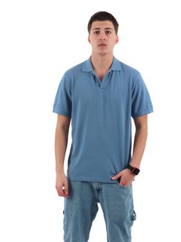 Polo Mc2 Saint Barth CHS0001 00126L da uomo azzurra.