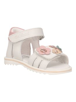 Sandalo Balducci CITA7366 da bambina bianco+rosa.