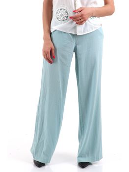Pantalone Yes Zee P347 V600 da donna azzurro.