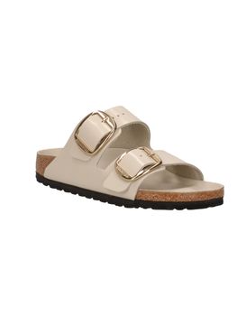 Ciabatta Birkenstock 1031873 Arizona Big Buckle da donna perla.