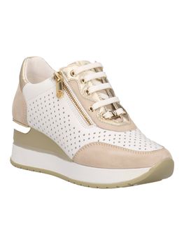 Sneakers Valleverde 36421 da donna beige.