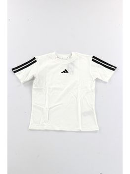 T-shirt Adidas JD6488 da bambino bianca.