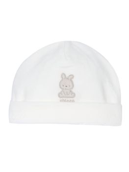 Cappello Chicco 100306 da neonato bianco.