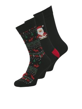 Calzini Jack&Jones Jr XMAS REINDEER SOCKS 12287190 da bambino black.