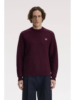 Maglione Fred Perry K3344 da uomo oxblood.