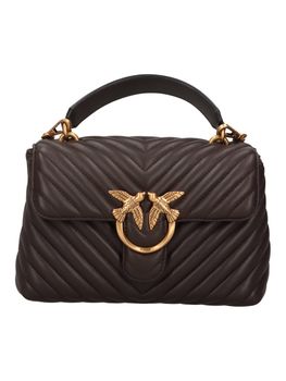 Borsa Pinko 100044 A0GK da donna marrone e oro.