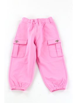 Pantalone Liu Jo KA5089F0090 da bambina pink.