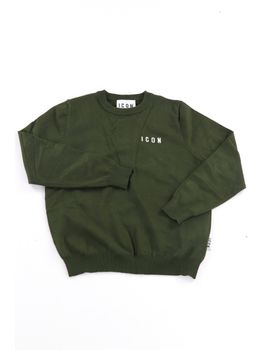Maglione Icon IBSM001351 da bambino muschio.