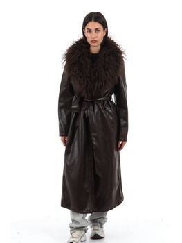 Cappotto Yes Zee O071 D200 da donna moro.
