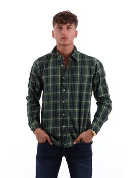Camicia U.S Polo ASSN 104026 0003296 da uomo verde+blu.